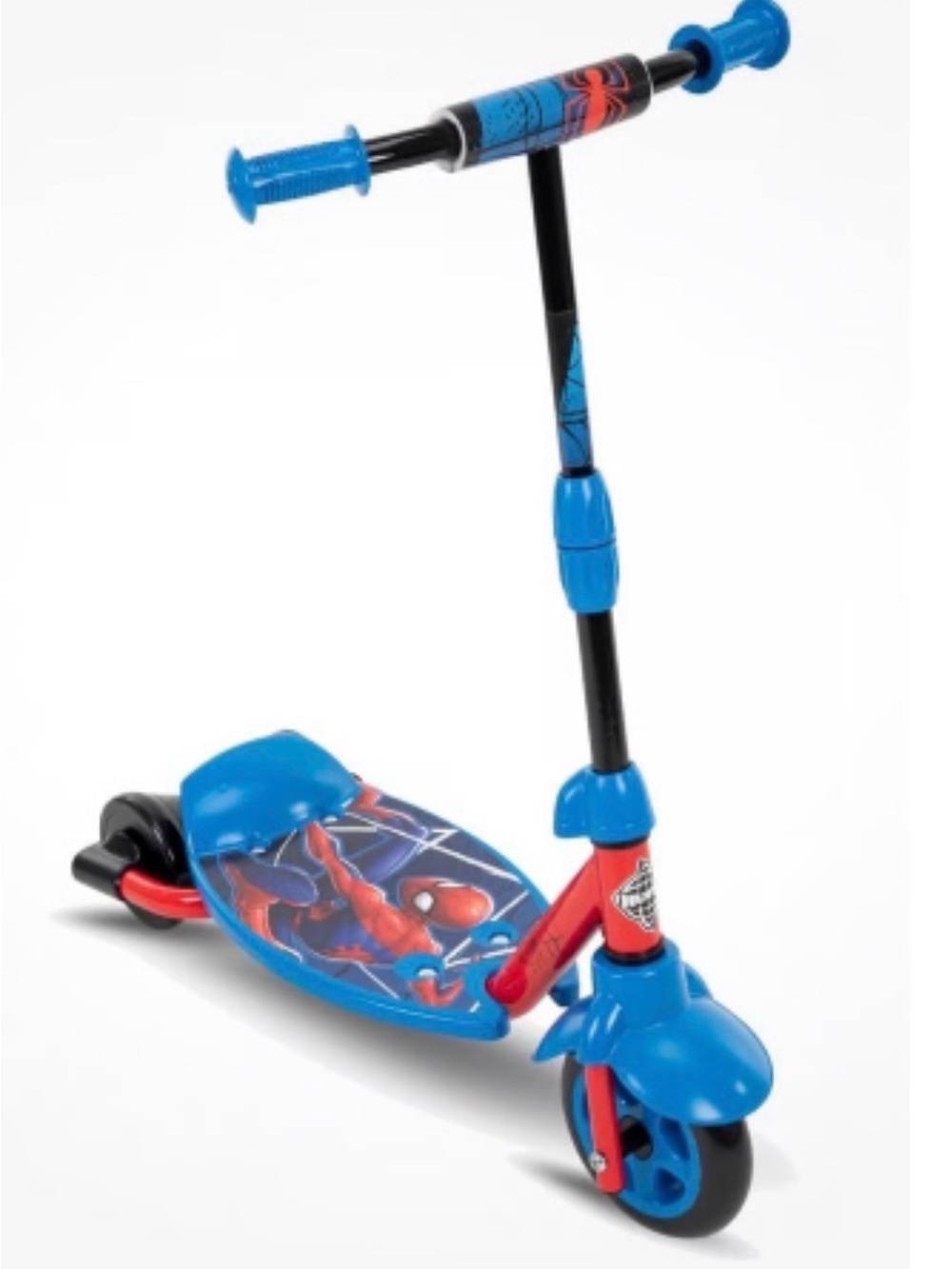 Huffy Marvel SpiderMan training Scooter Sturdy 3-Wheel Ride-On